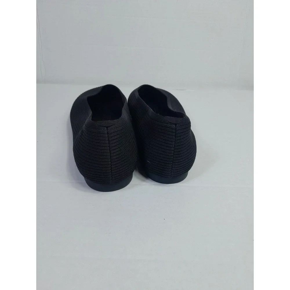 VIVAIA Margot Square Toe V-Cut Ballet Flats. Black. Size 43, US 11. VGUC.